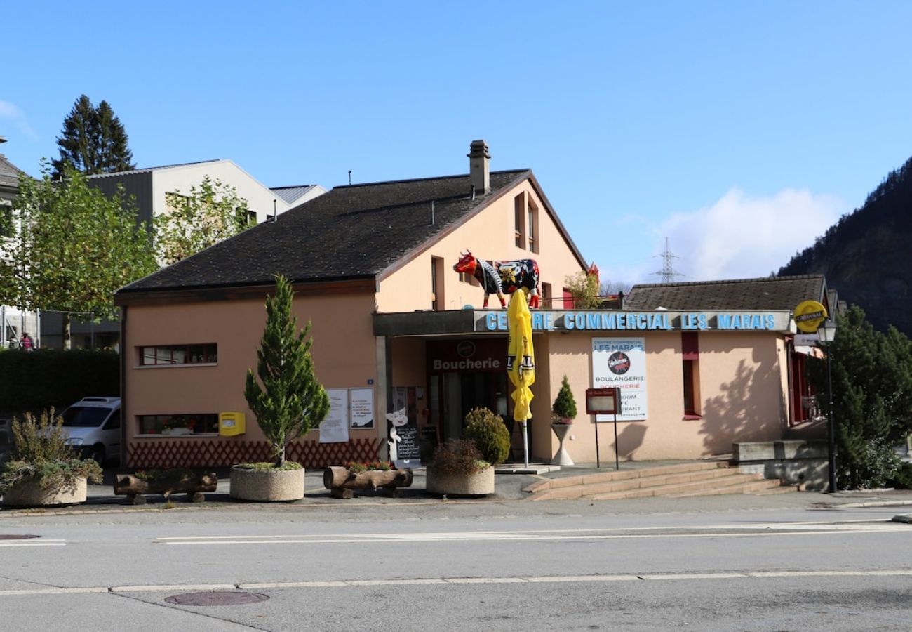 Ferienwohnung in Salvan - Petit Nid Douillet au Coeur de Salvan