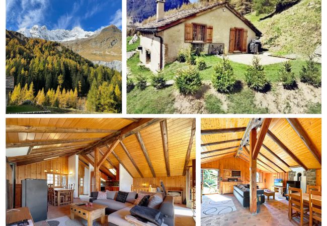 freistehendes Haus in La Fouly - Chalet Le Basset - Family Chalet in the Swiss Alps