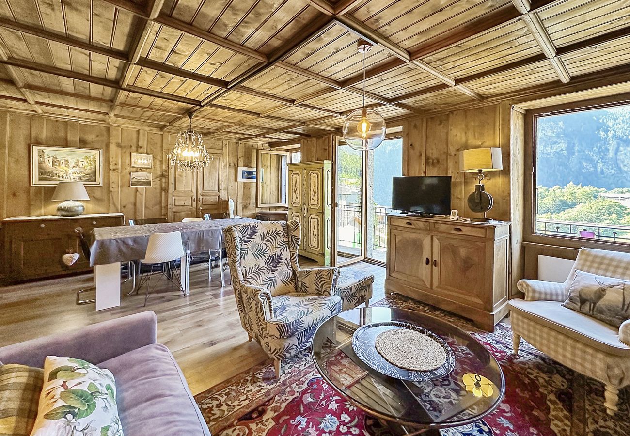 Ferienwohnung in Salvan - Swiss Alpine Retreat & View near Martigny