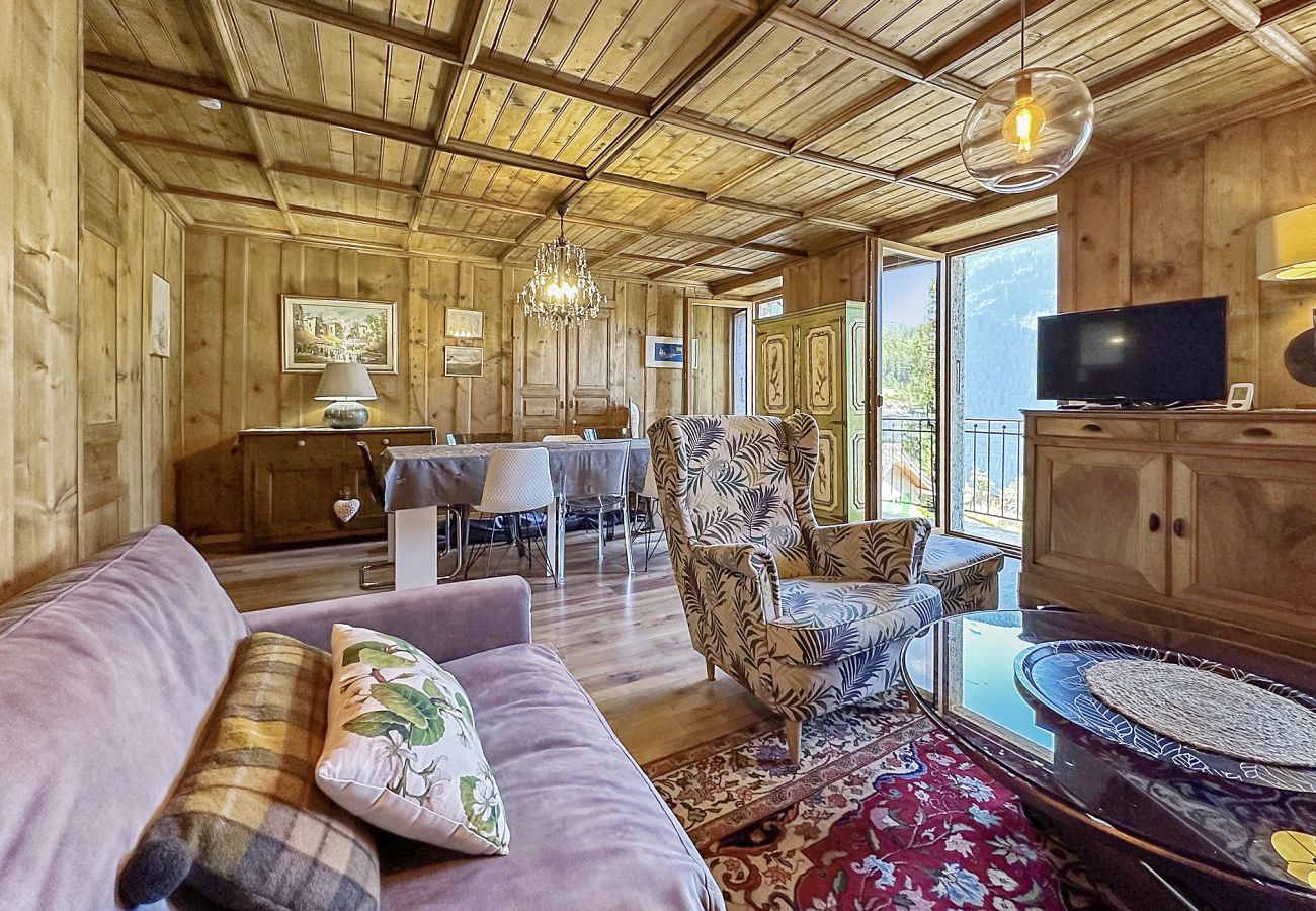 Ferienwohnung in Salvan - Swiss Alpine Retreat & View near Martigny