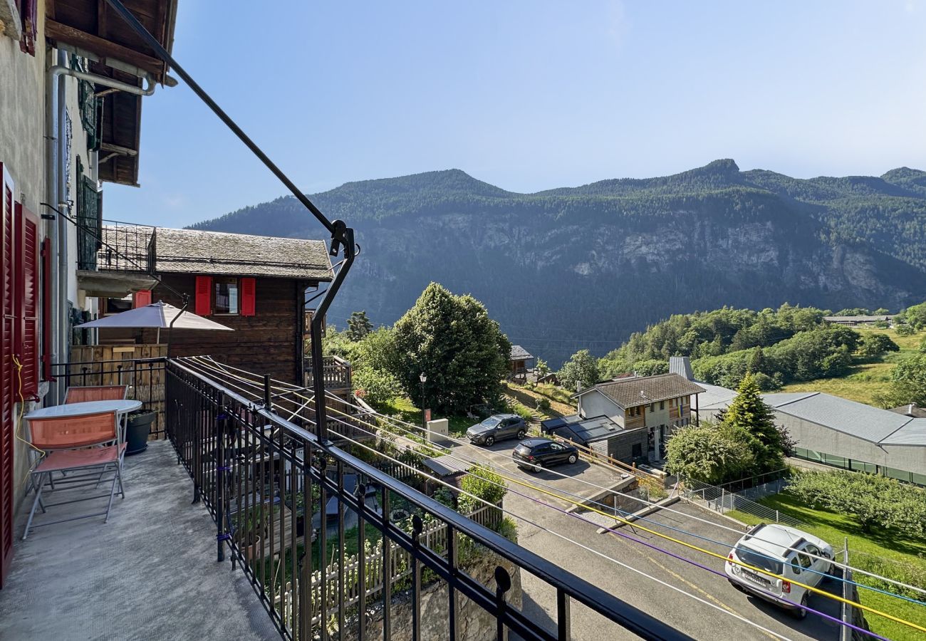 Ferienwohnung in Salvan - Swiss Alpine Retreat & View near Martigny
