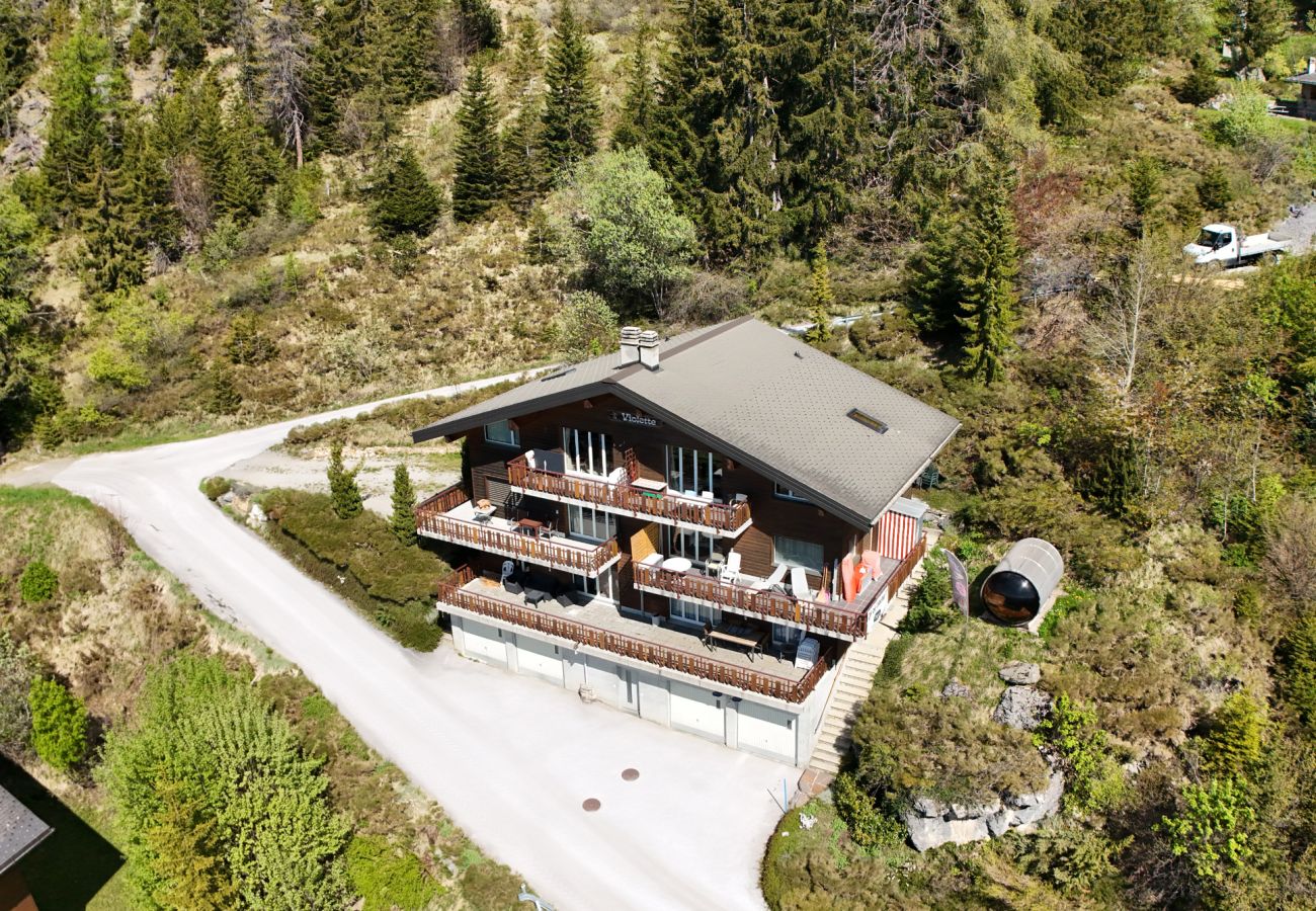 Ferienwohnung in Anzère - Mountain Bliss, view and Sauna - Swiss Alps