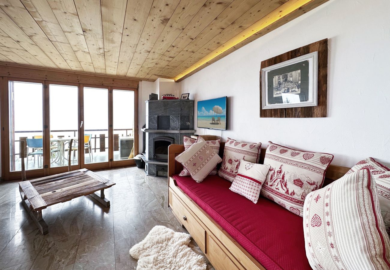 Ferienwohnung in Anzère - Mountain Bliss, view and Sauna - Swiss Alps