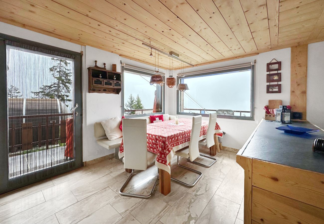 Ferienwohnung in Anzère - Mountain Bliss, view and Sauna - Swiss Alps