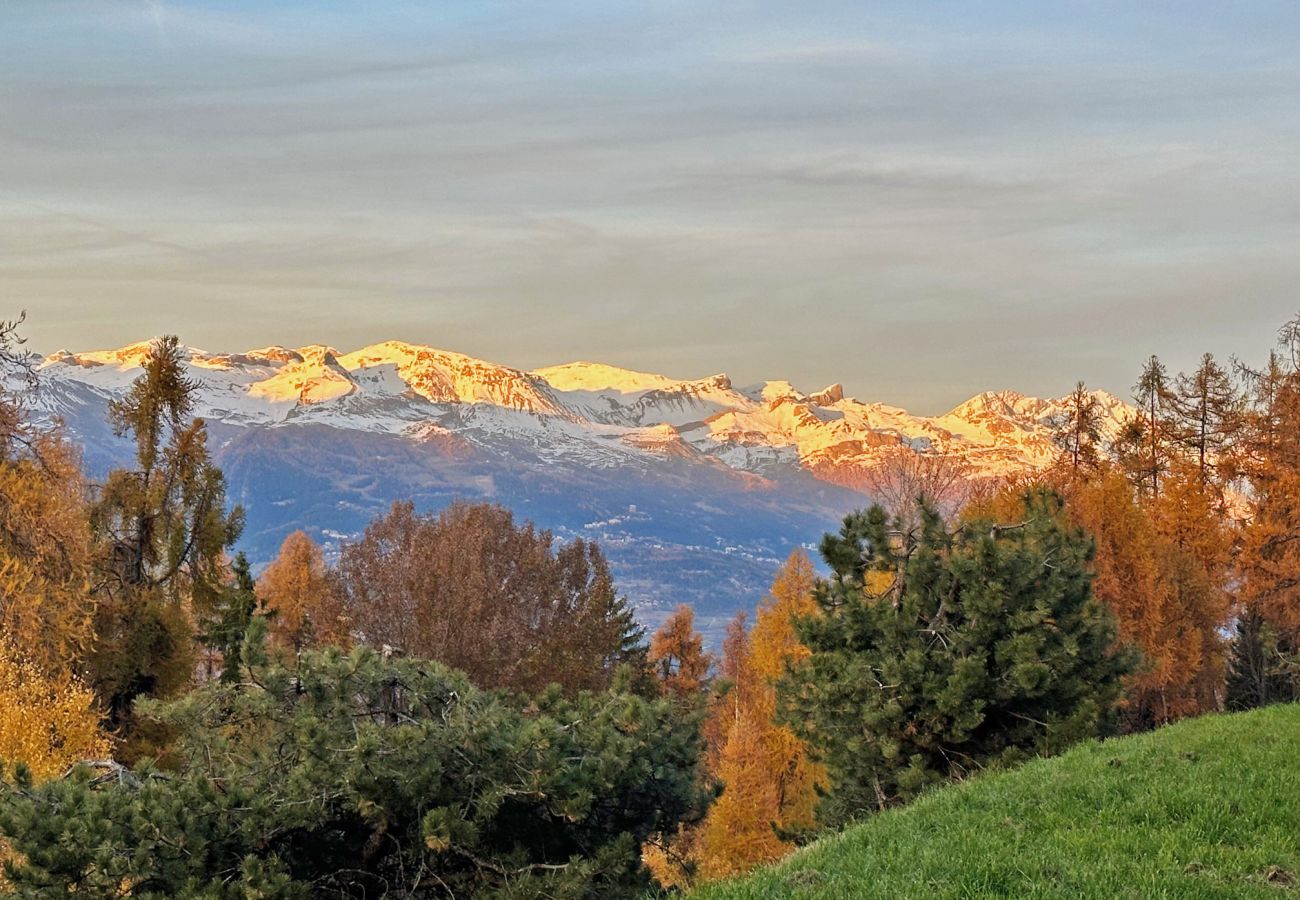 Ferienwohnung in Les Agettes - Lift Bear Lodge - 4Valleys - Swiss Alps