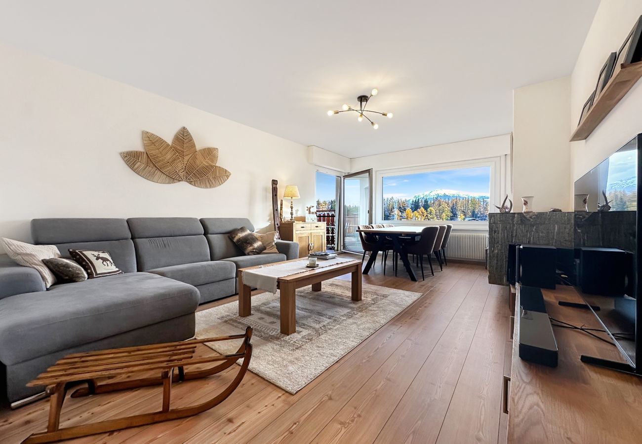 Ferienwohnung in Crans-Montana - Alpine Vista - Next to the Cable car - Swiss Alps