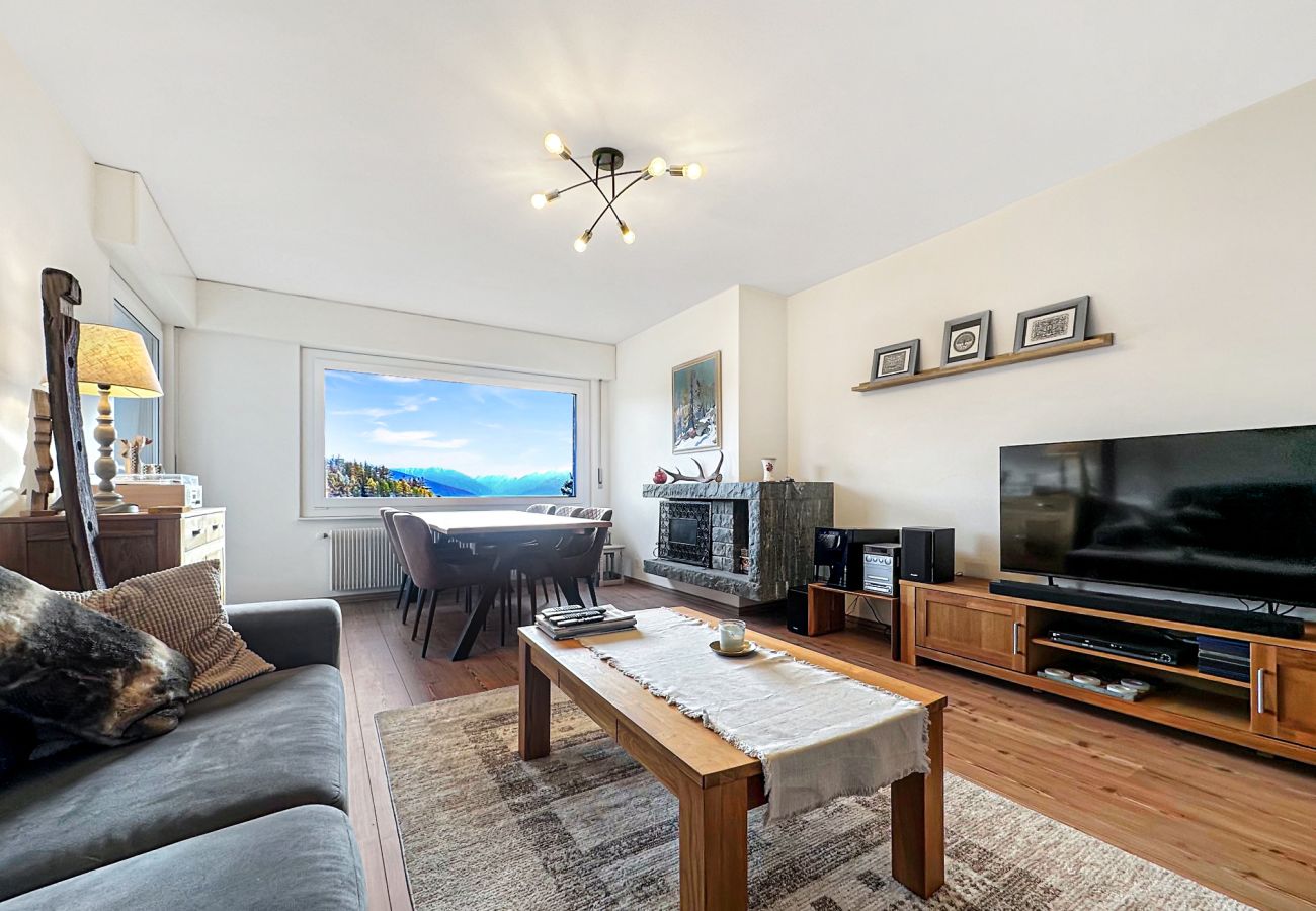 Ferienwohnung in Crans-Montana - Alpine Vista - Next to the Cable car - Swiss Alps