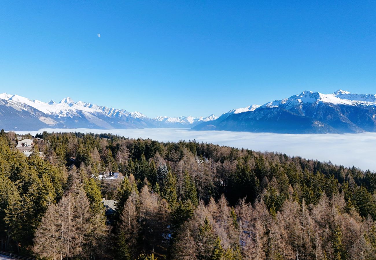 Ferienwohnung in Crans-Montana - From green to slopes - Alpine ski and golf  condo