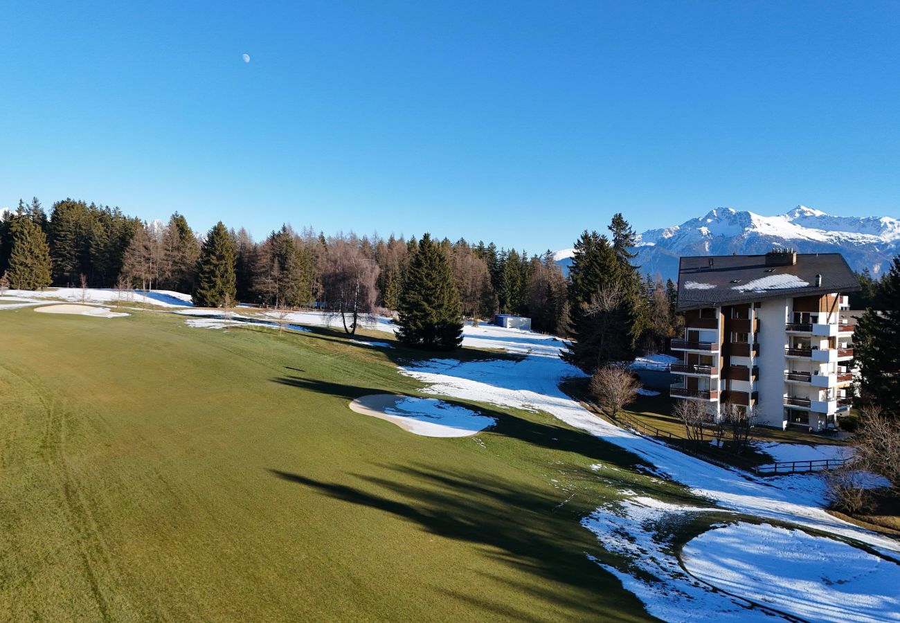 Ferienwohnung in Crans-Montana - From green to slopes - Alpine ski and golf  condo