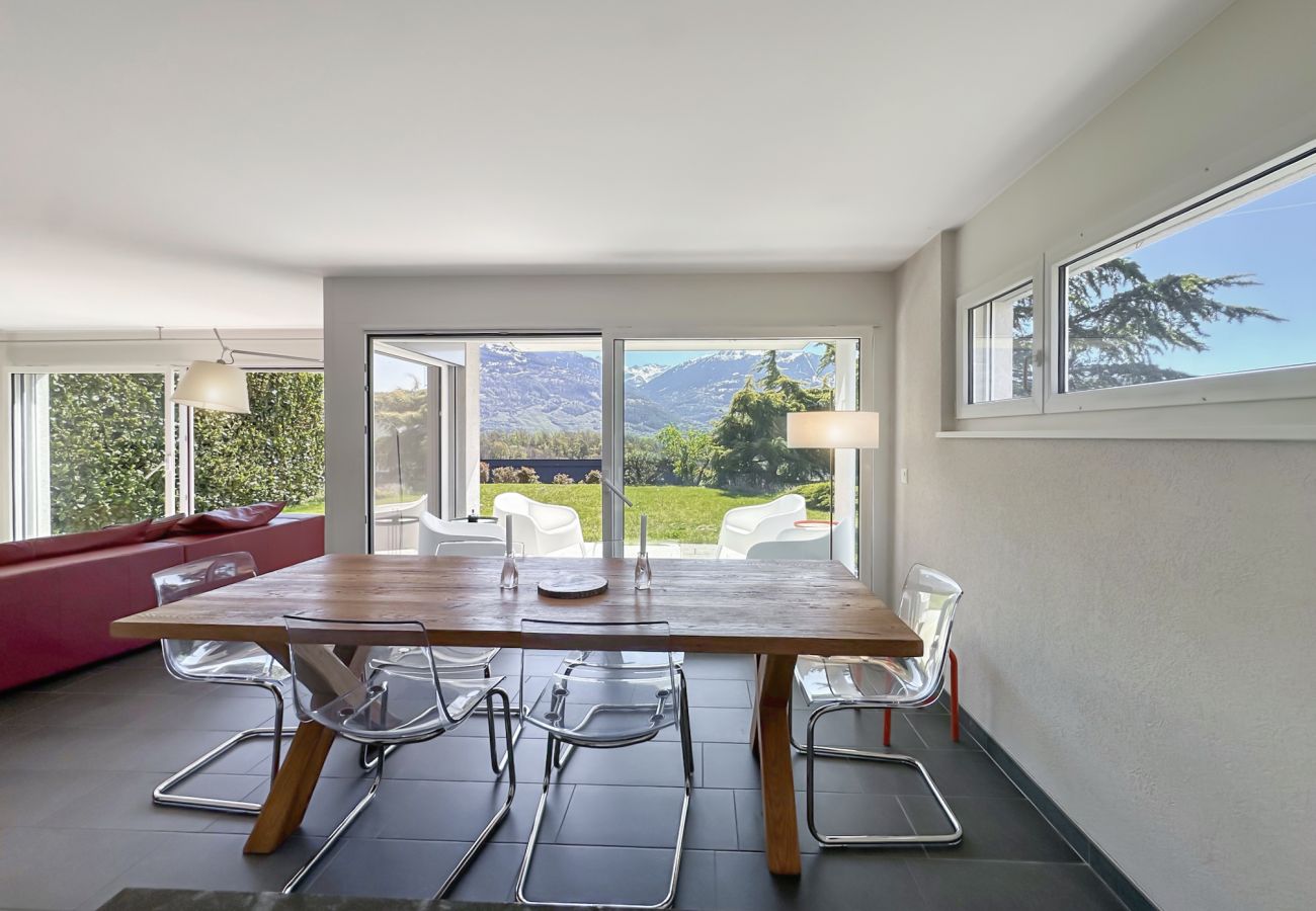 Doppelhaushälfte in Savièse - Sunny Alps Panorama – Modern House above Sion