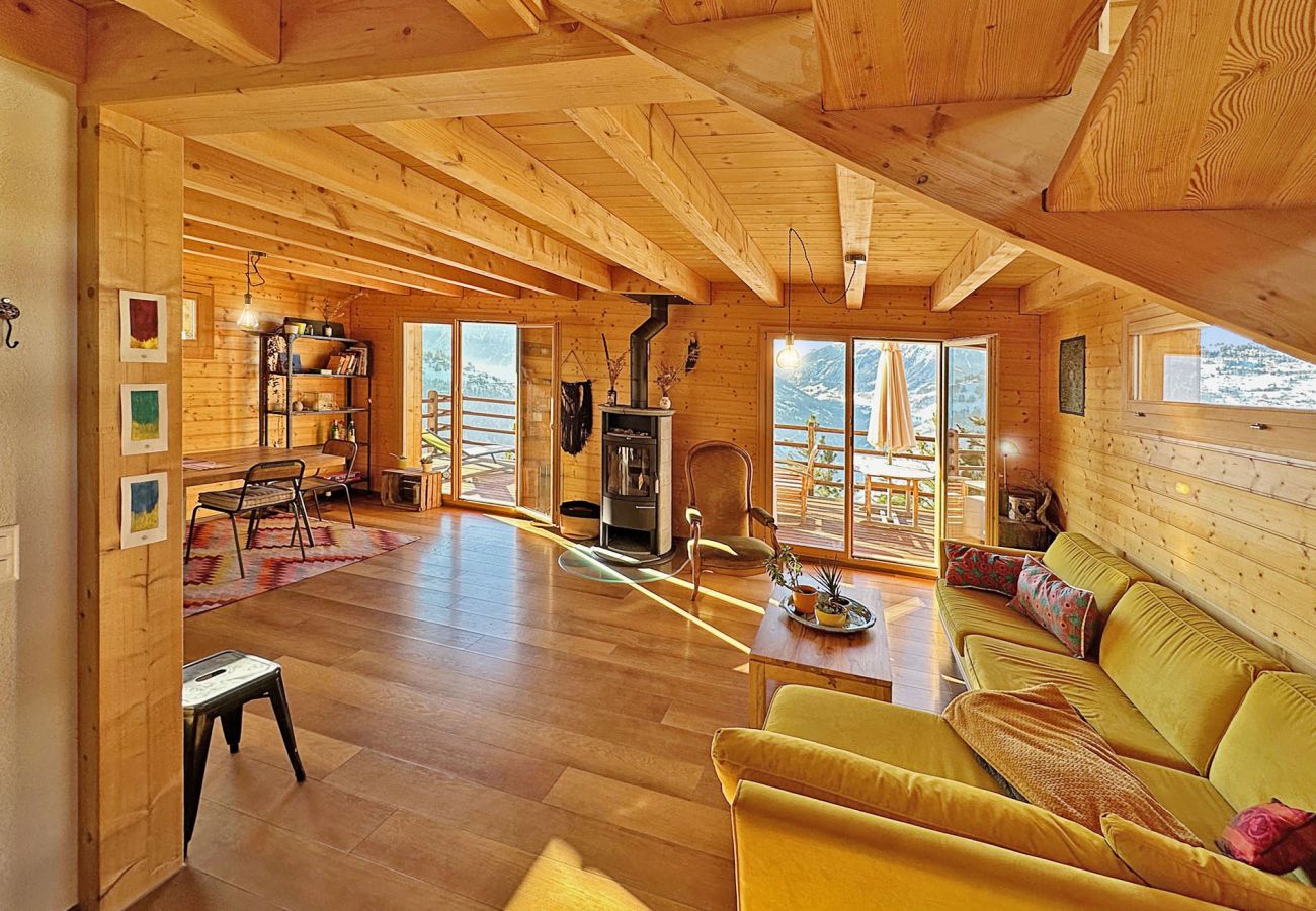 Chalet in Mase - Carpe Diem - Nordic bath and breathtaking view