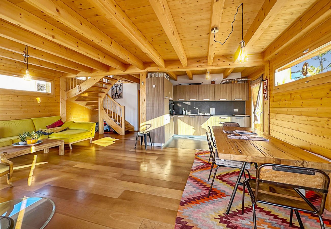 Chalet in Mase - Carpe Diem - Nordic bath and breathtaking view