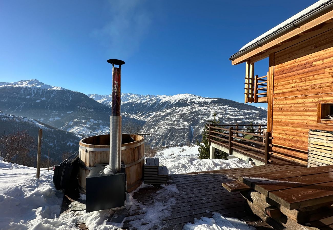 Chalet in Mase - Carpe Diem - Nordic bath and breathtaking view