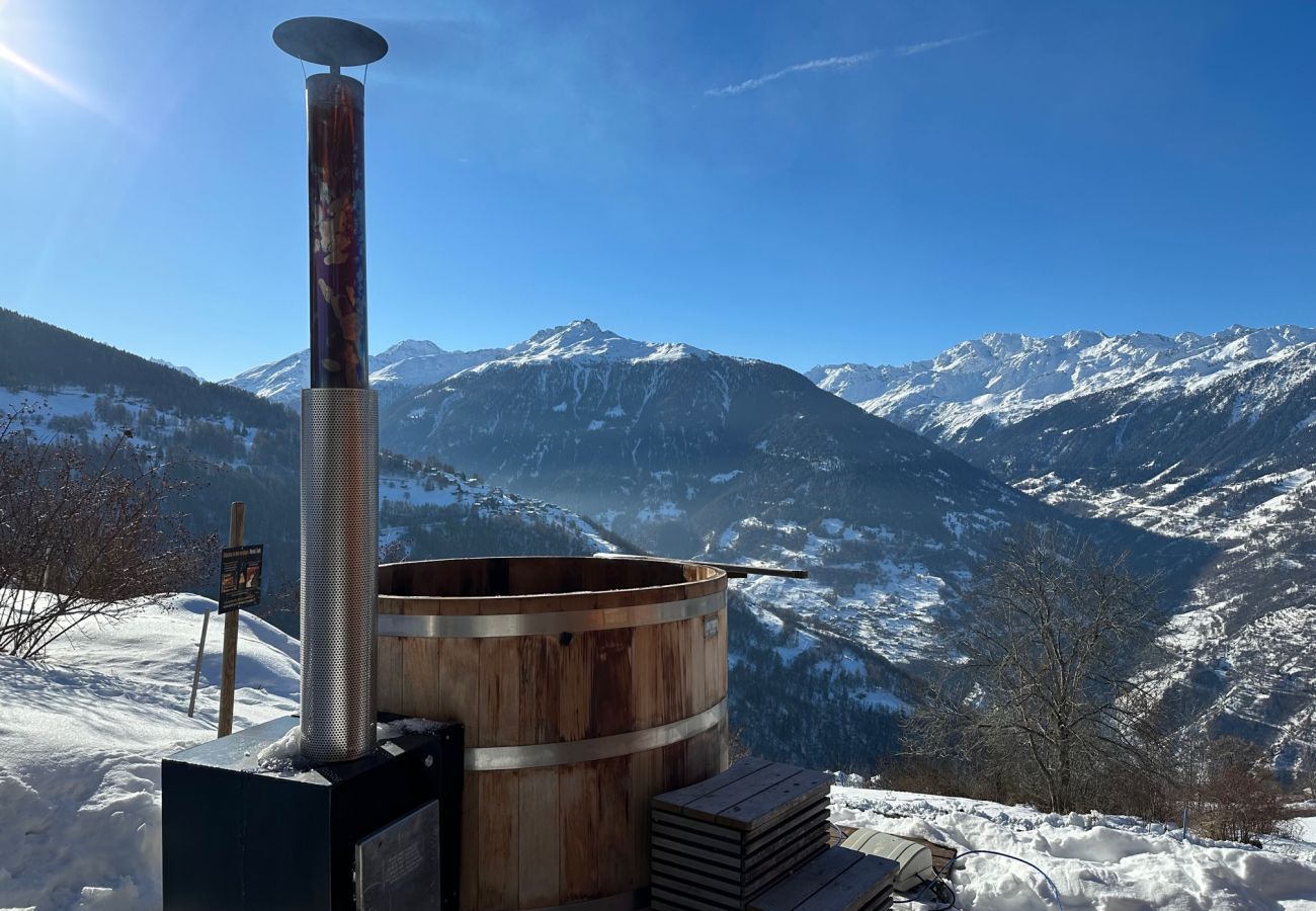 Chalet in Mase - Carpe Diem - Nordic bath and breathtaking view