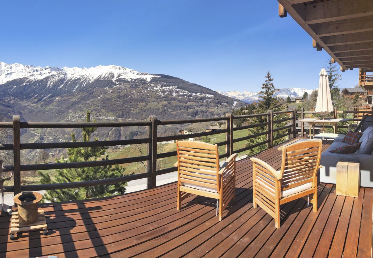 Chalet in Mase - Carpe Diem - Nordic bath and breathtaking view