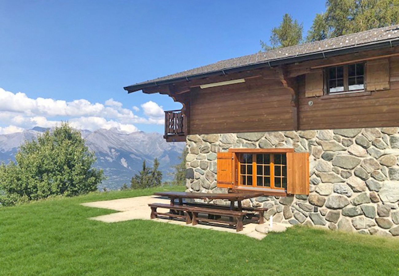 Chalet in Veysonnaz - Chalet La Vie est Belle sur les Pistes