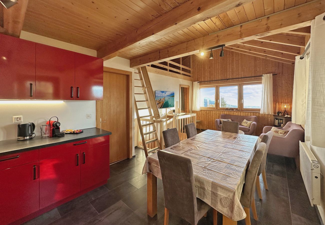 Chalet in Anzère - Tiny House facing the Alps - Ski in and out