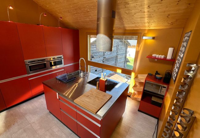 Bright, fully-equipped kitchen