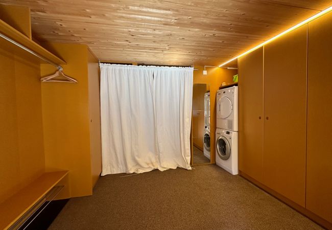 Cloakroom with laundry facilities