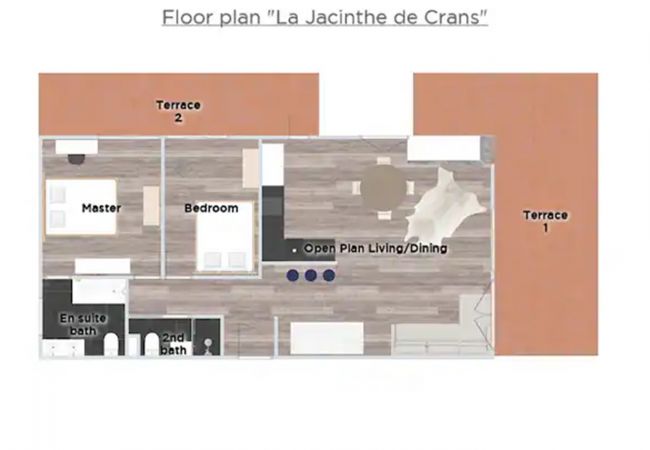 Apartment in Crans-Montana - La Jacinthe de Crans - Crans Montana