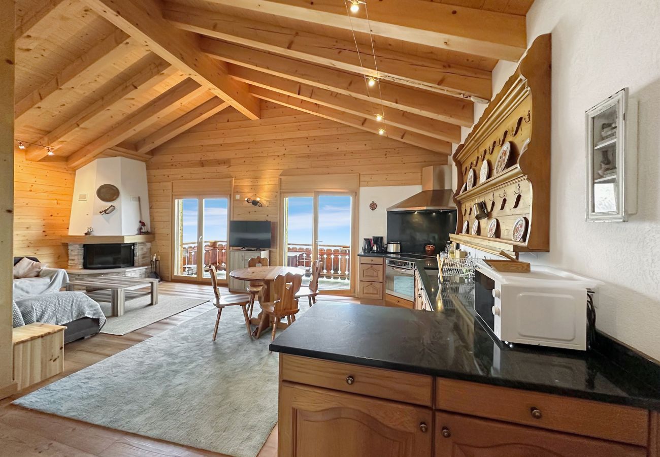 Apartment in Haute-Nendaz - Alpine Glow Retreat - 4 Valleys - Swiss Alps