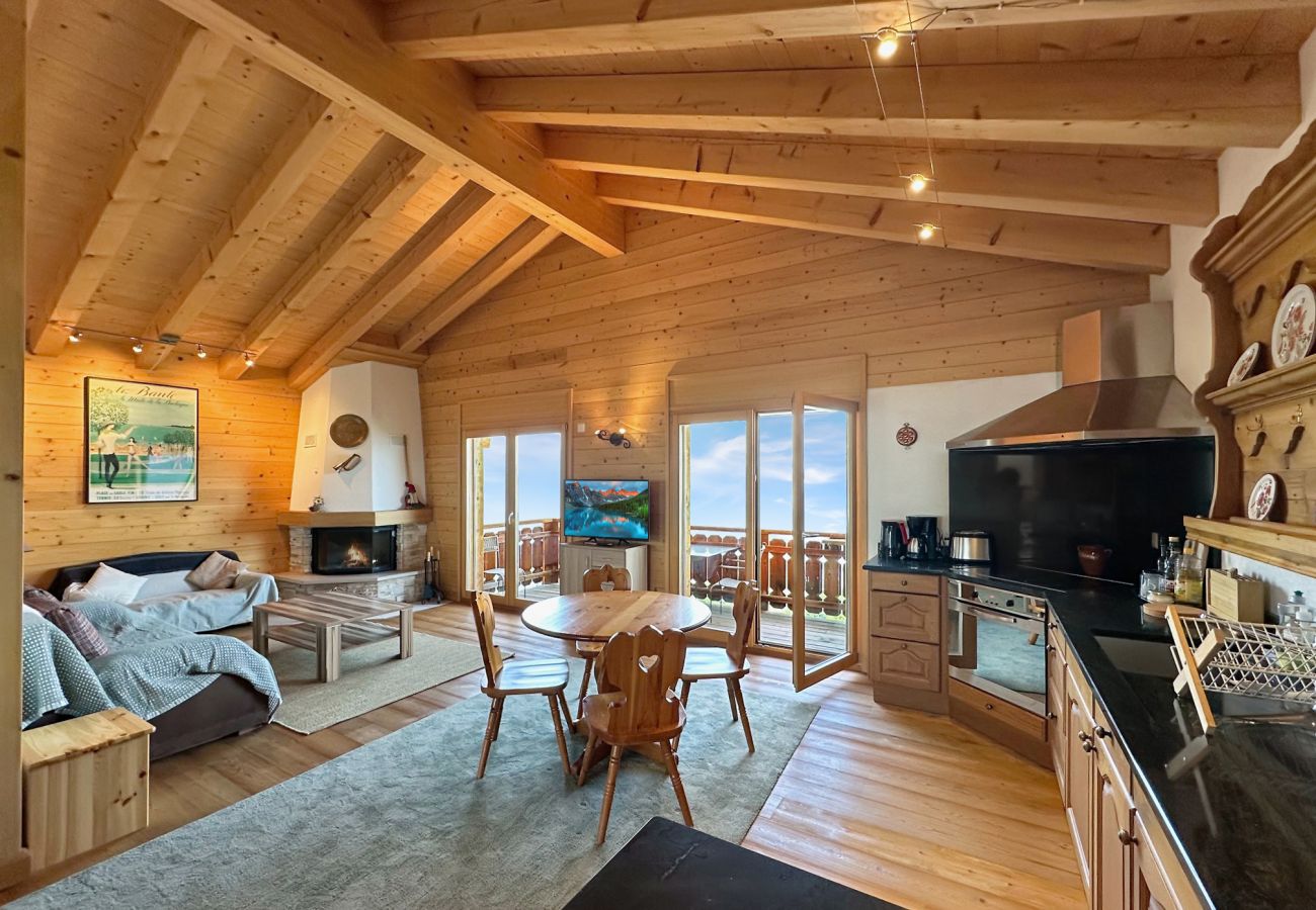 Apartment in Haute-Nendaz - Alpine Glow Retreat - 4 Valleys - Swiss Alps