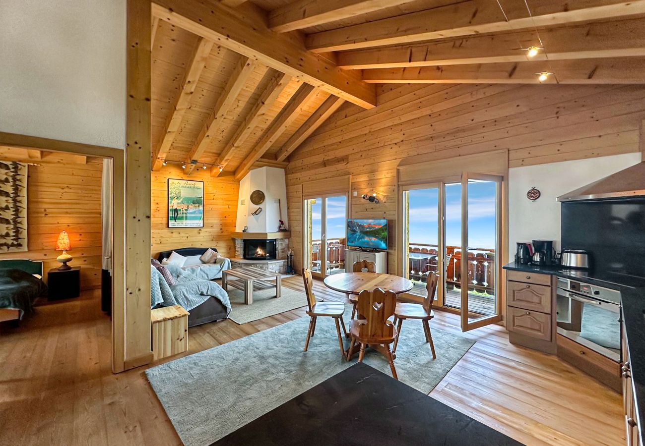 Apartment in Haute-Nendaz - Alpine Glow Retreat - 4 Valleys - Swiss Alps