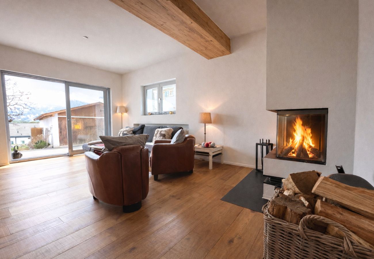 Chalet in Lens - Modern Home for 8 near Crans-Montana • Terrace & F