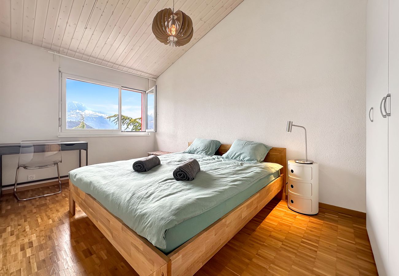 Terraced House in Savièse - Sunny Alps Panorama – Modern House near Sion