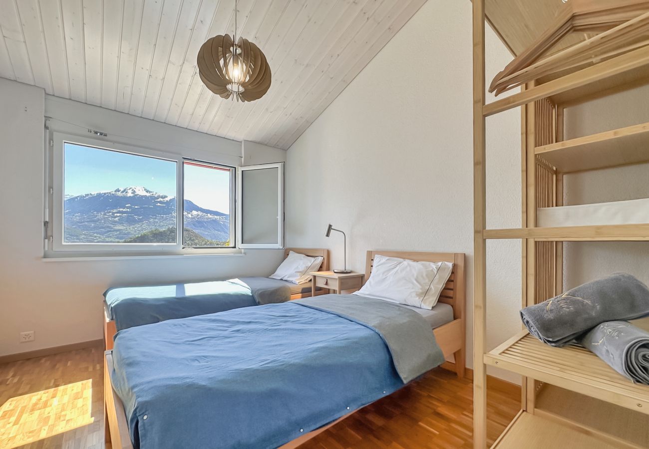 Terraced House in Savièse - Sunny Alps Panorama – Modern House above Sion