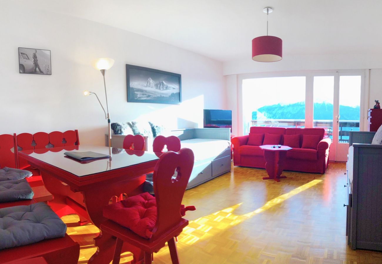 Appartement à Crans-Montana - Pied-à-terre in Crans-Montana, pool and view - Swi