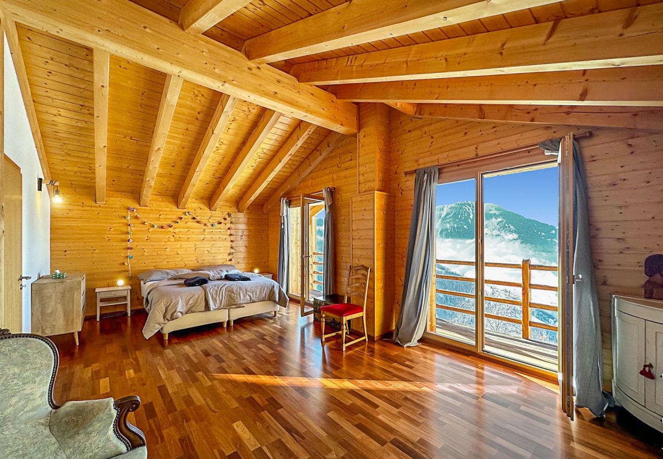 Chalet à Mase - Carpe Diem - Nordic bath and breathtaking view