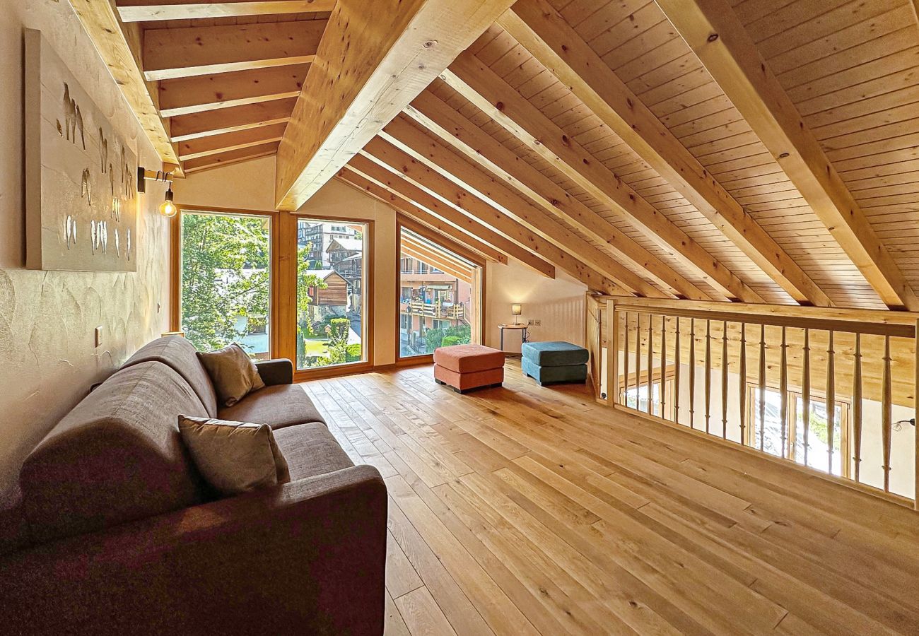 Appartement à Les Marécottes - Family apartment for 6 to 8 on Mont Banc express t