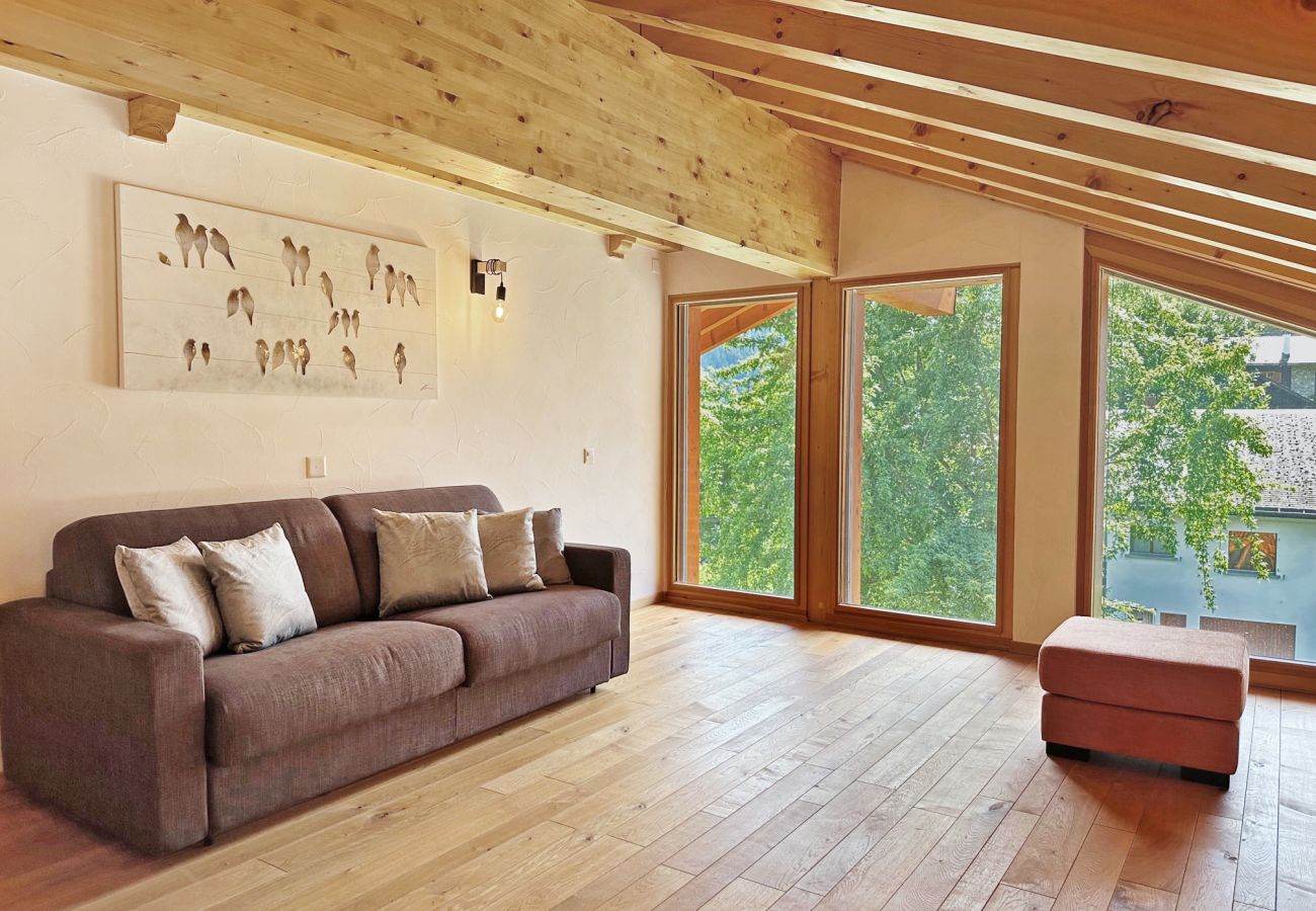 Appartement à Les Marécottes - Family apartment for 6 to 8 on Mont Banc express t