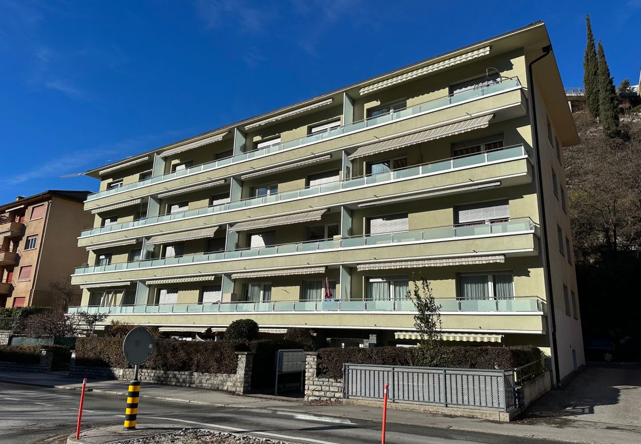 Photo de l'immeuble où se trouve l'appartement, à quelques minutes du centre de Sion et de la gare