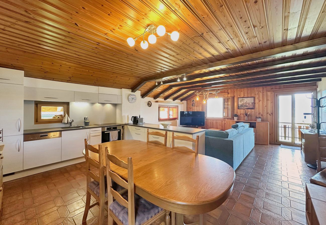 Appartement à Les Agettes - Bear Ridge Retreat - 8mns to slopes - Swiss Alps