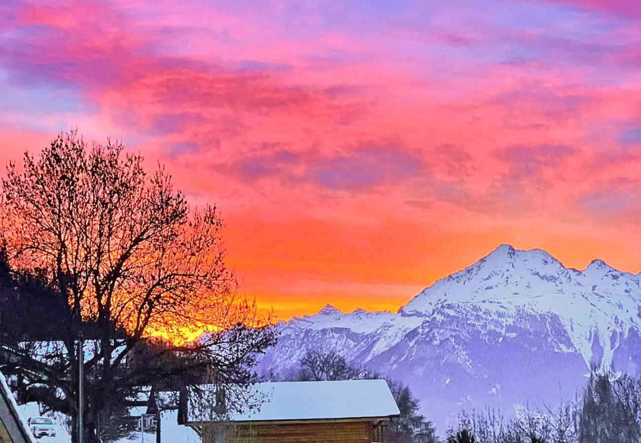 Appartement à Les Agettes - Bear Ridge Retreat - 8mns to slopes - Swiss Alps
