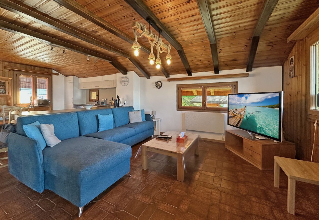 Appartement à Les Agettes - Bear Ridge Retreat - 8mns to slopes - Swiss Alps