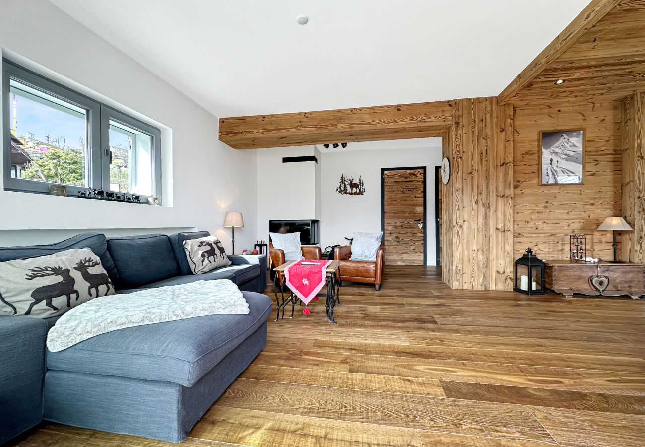 Chalet à Lens - Modern Home for 8 near Crans-Montana • Terrace & F