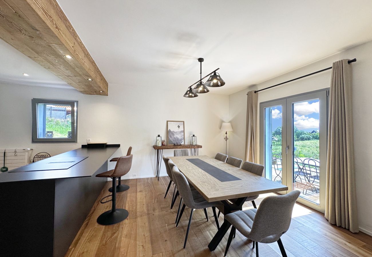 Chalet à Lens - Modern Home for 8 near Crans-Montana • Terrace & F